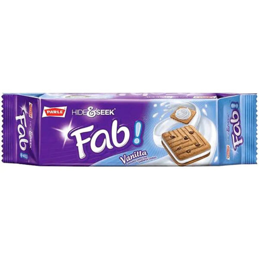 Hide 'n Seek Fab Vanilla Flavored Chocolate Chip Cookies 120g Parle