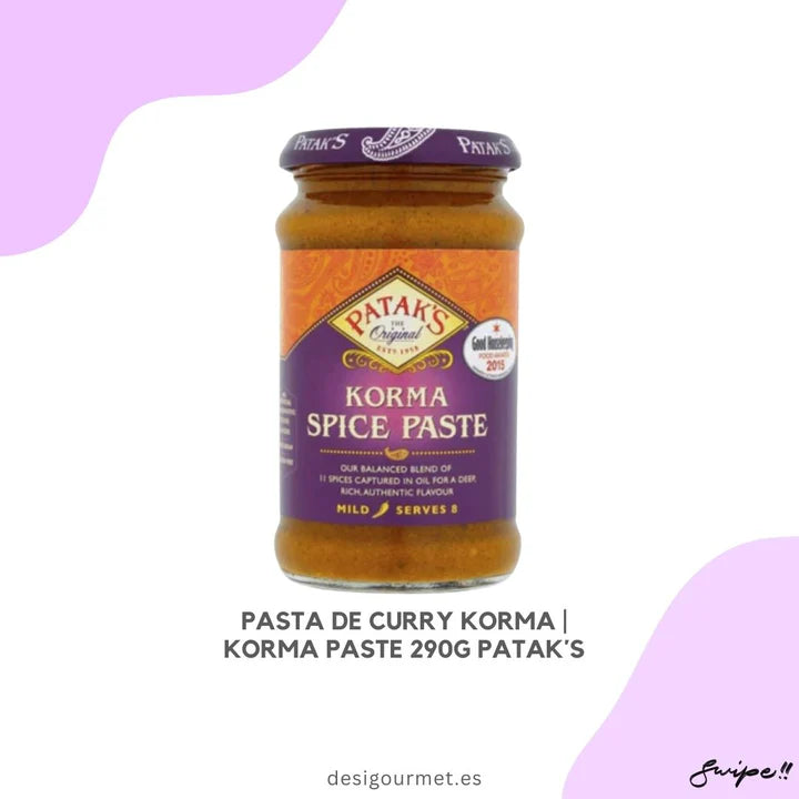 Korma Curry Paste | Korma Paste 290g Patak's