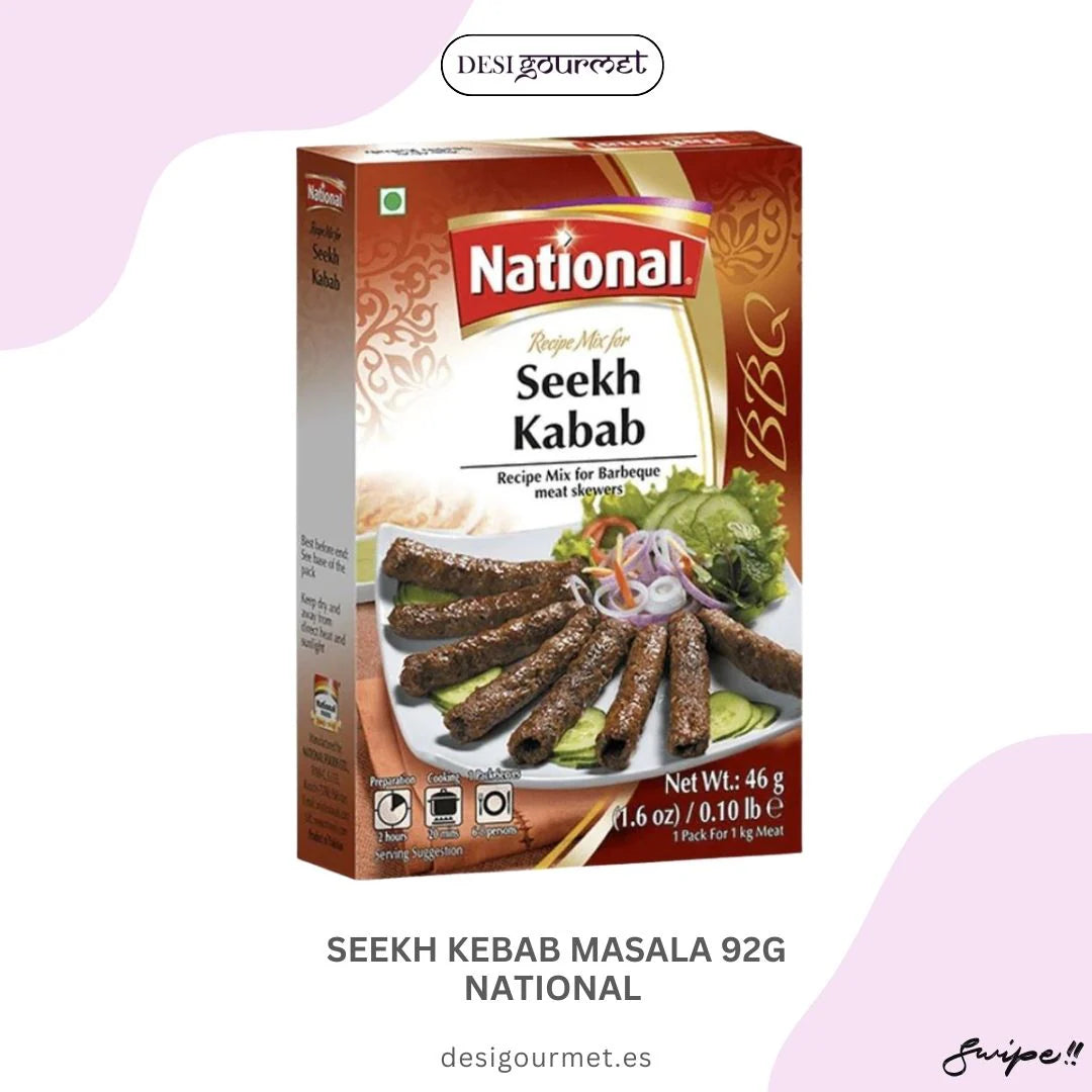 Kebab spices on skewer | Seekh Kebab Masala 92g National