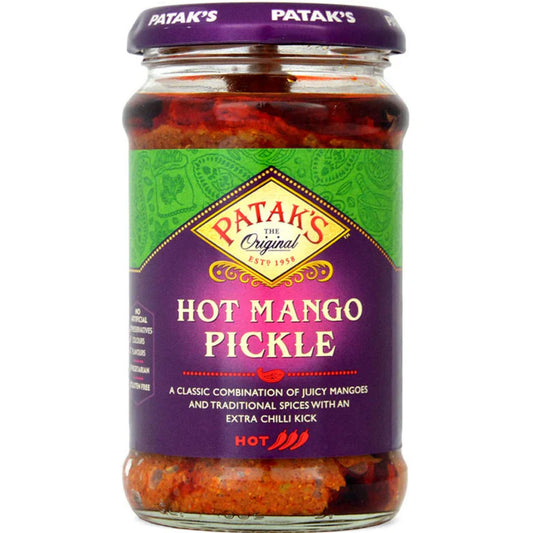 Spicy Mango Pickle (pickle) | Mango Pickle Hot 283g "Patak"