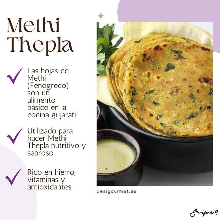 Fenugreek Leaves | Fenugreek leaves | Methi Chopped 340g (Frozen) Greentech