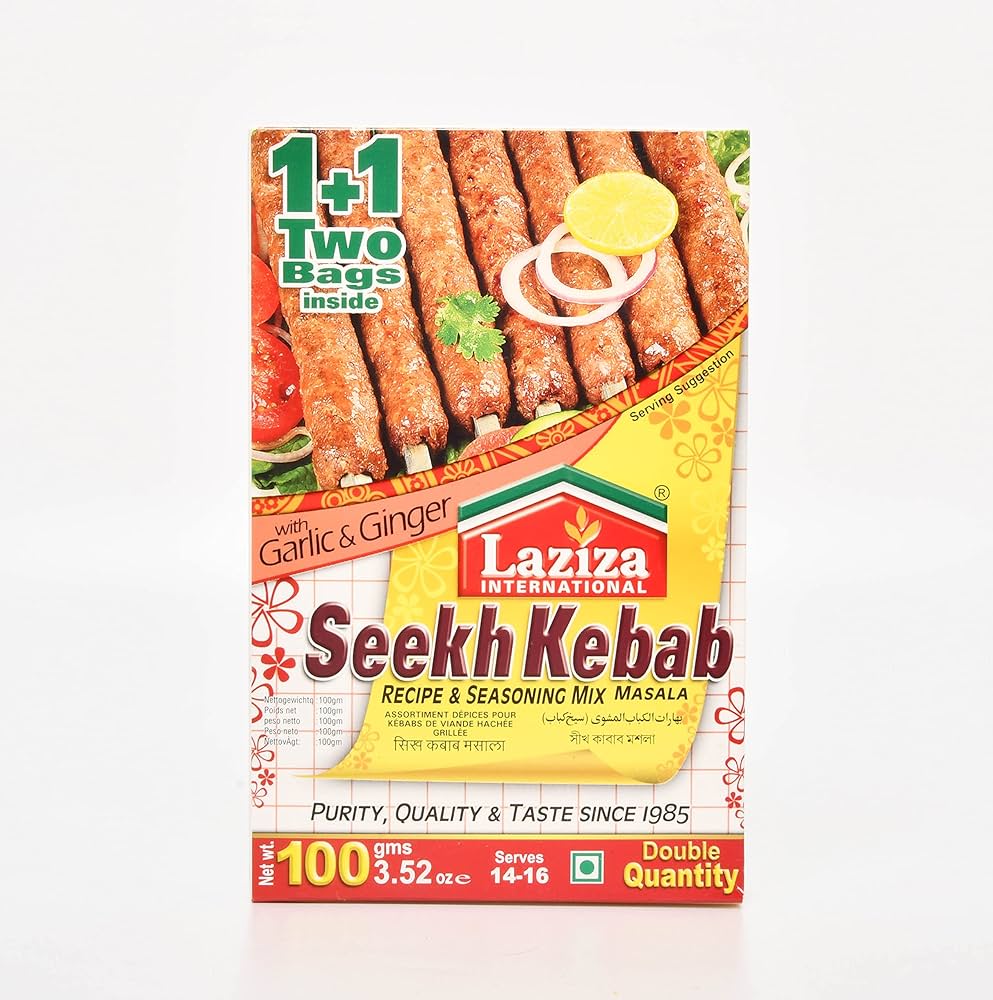 Laziza Seekh Kebab Masala - 100g