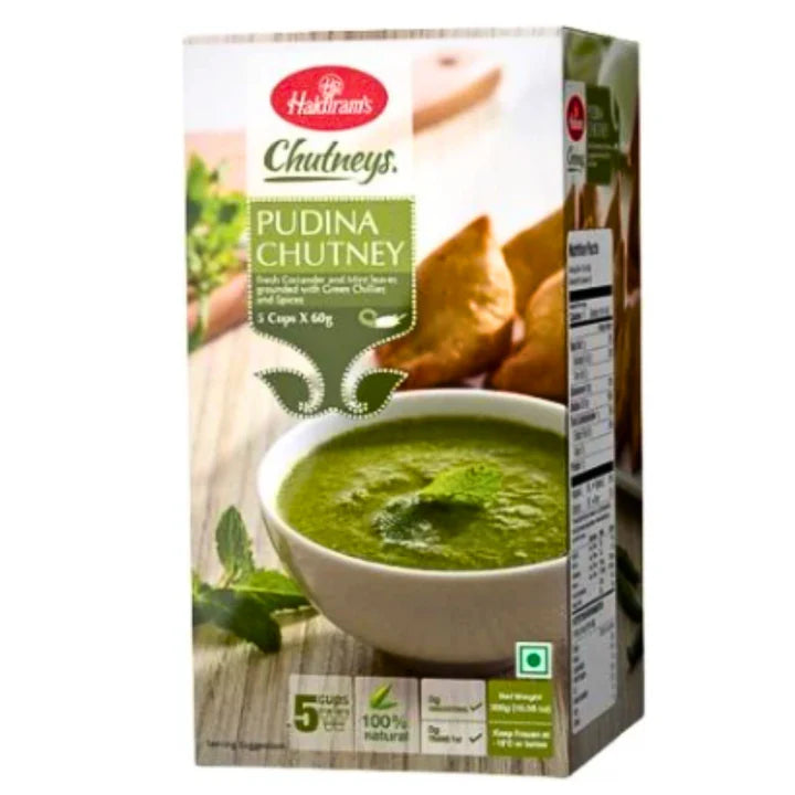 Mint Chutney (pudina) | Pudina Chutney (Frozen) (5cups x 60g) 300g Haldiram