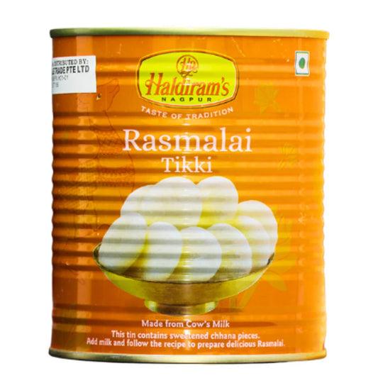 Sweet cottage cheese in milk cream with cardamom and pistachio | Rasmalai Dessert 1kg Haldiram
