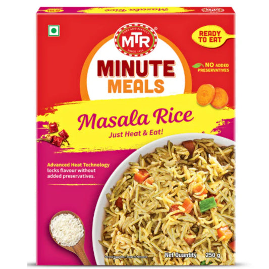 Spiced Vegetable Rice | Masala Rice 250g MTR