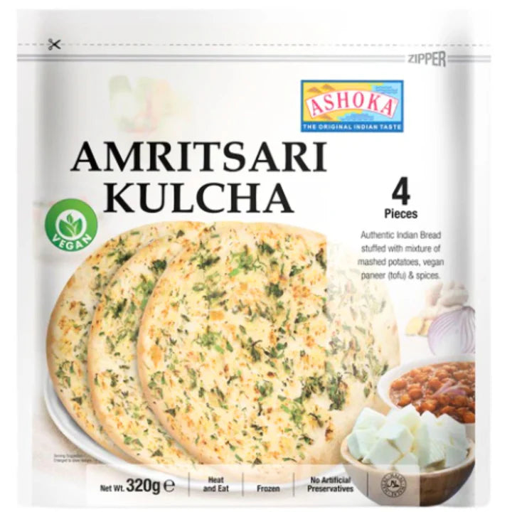 Amritsari Kulcha Indian Bread | Amritsari Kulcha 320g/4pcs. Ashoka