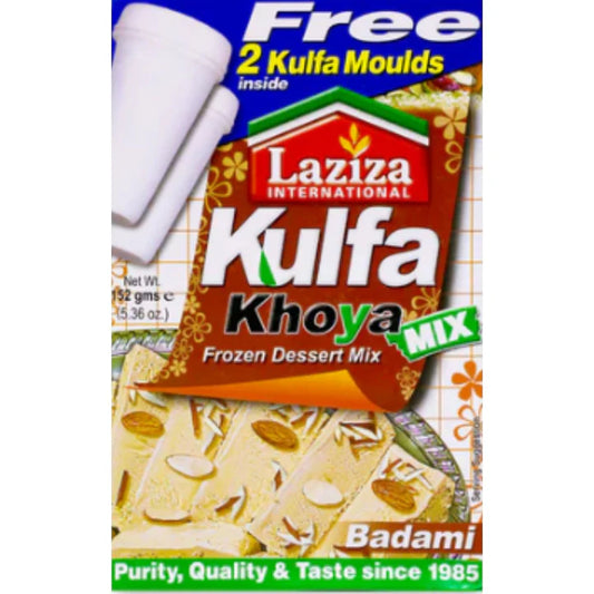 Kulfi Frozen Dessert Mix | Kulfa Khoya Dessert Mix Badami 152g Laziza