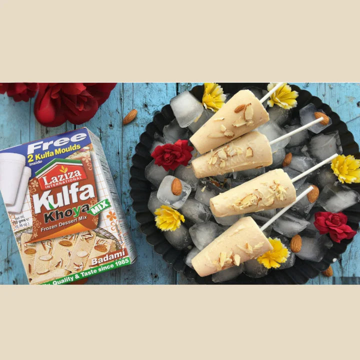 Kulfi Frozen Dessert Mix | Kulfa Khoya Dessert Mix Badami 152g Laziza