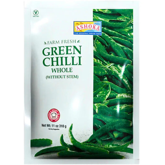 Frozen Green Chili | Ashoka Frozen Green Chili 310g