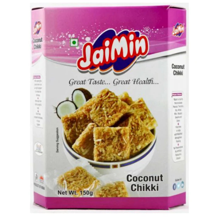 Coconut Nougat | Chikki Coconut 150g Jaimin