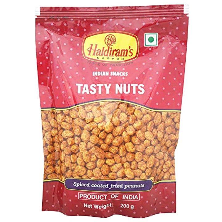 Snacks Peanuts | Nut Crackers (Tasty Nuts) 200g Haldiram