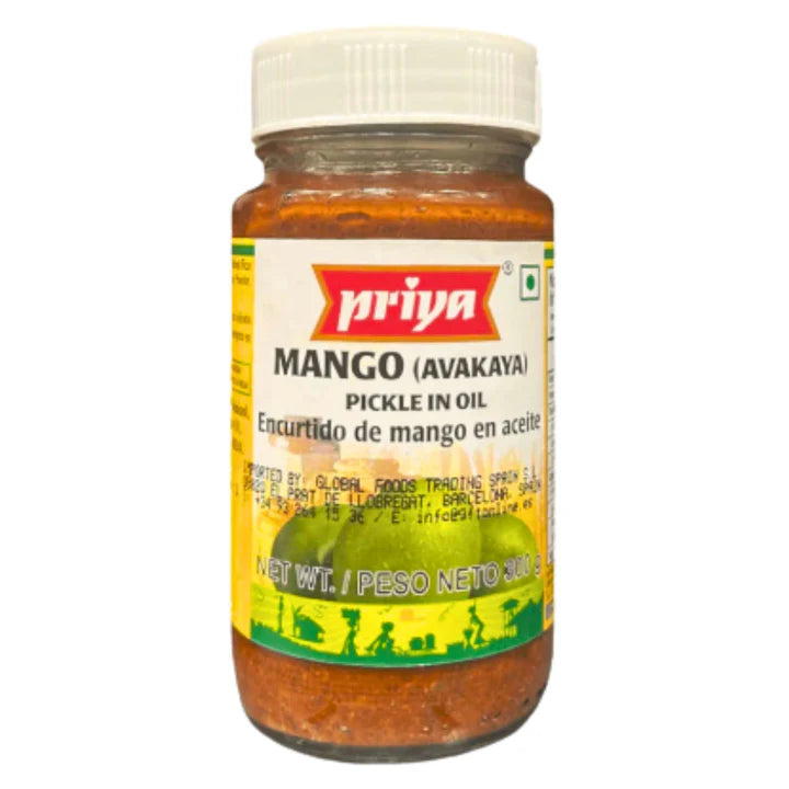 Avakaya Mango Pickle (pickled) | Mango Avakaya Pickle 300g Priya