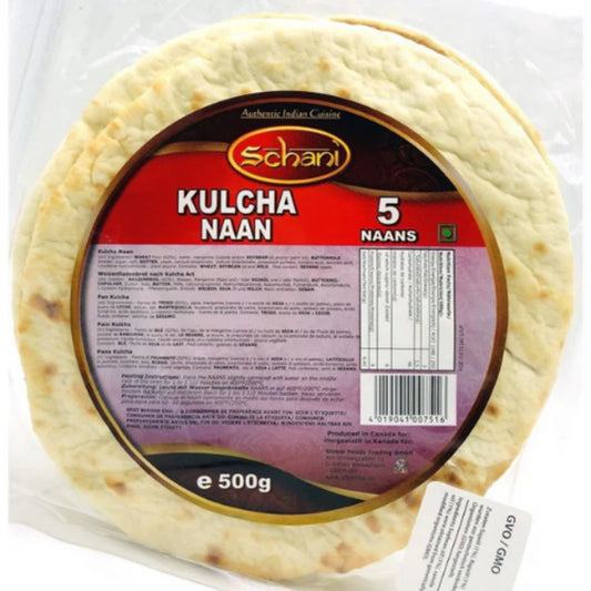 Traditional Kulcha Naan Bread | Kulcha Naan 5pcs. Schani