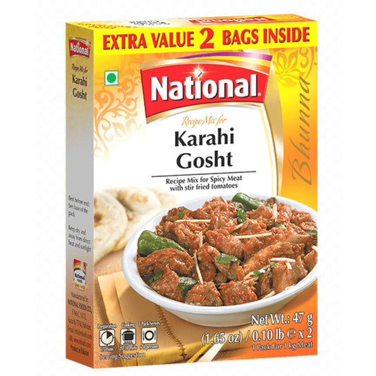 Spices for Traditional Meat Stew | Karahi Gosht Masala 94g National