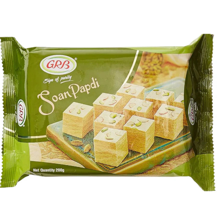 Traditional Cardamom “Soan Papdi” Sweet | Soan Papdi Elaichi 200g GRB