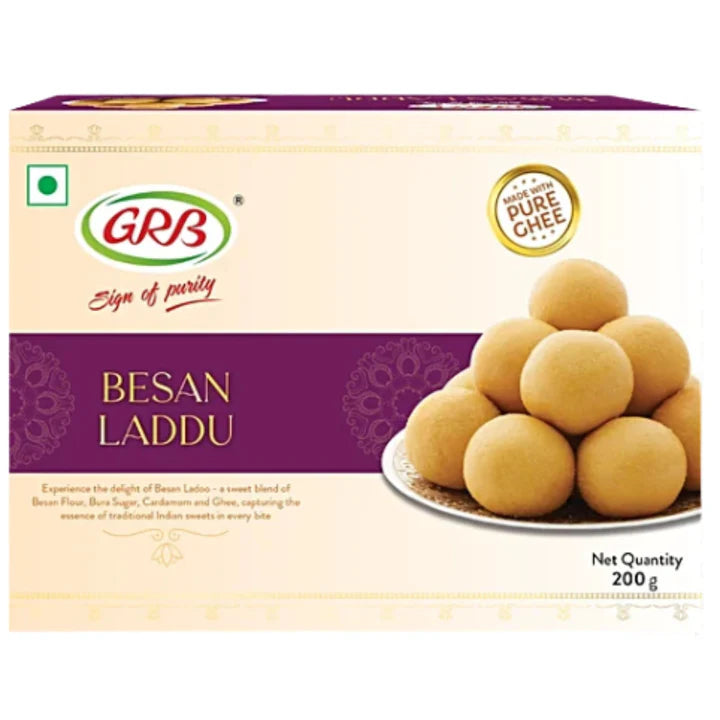 Sweet Chickpea Flour Balls (Ladoo) | Besan Ladoo 200g GRB