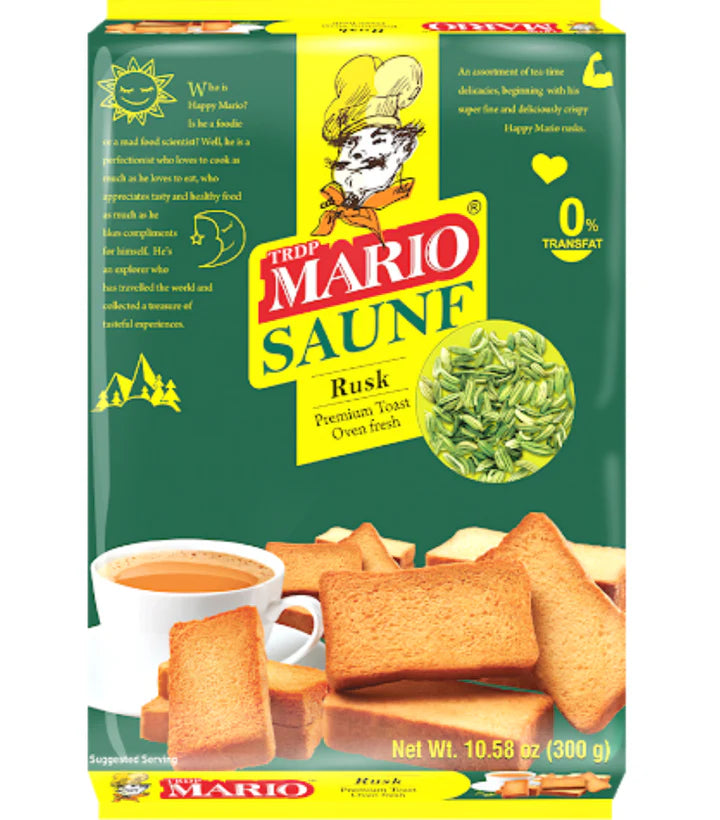 Toasted Fennel Rusk | Sausage Rusk 300g Mario