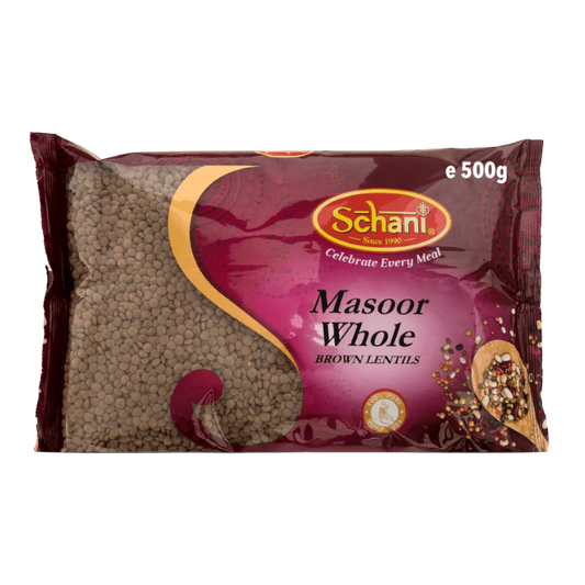 Schani - 500g Masoor Dal Whole (Brown Lentils)