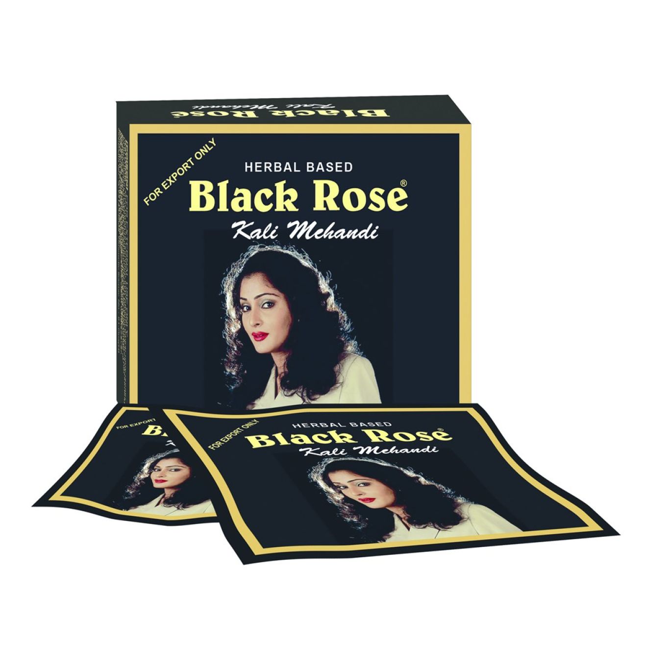 Black Rose Kali Mehandi (Black Hair Dye Henna Powder)