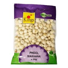 Kings - (Best Before 01/08/2025) 50g Phool Makhana