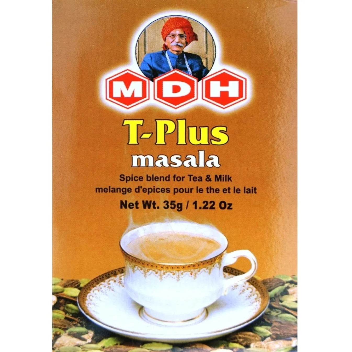 Masala Chai Powder | T-Plus Spice Blend for Masala Tea 35g MDH