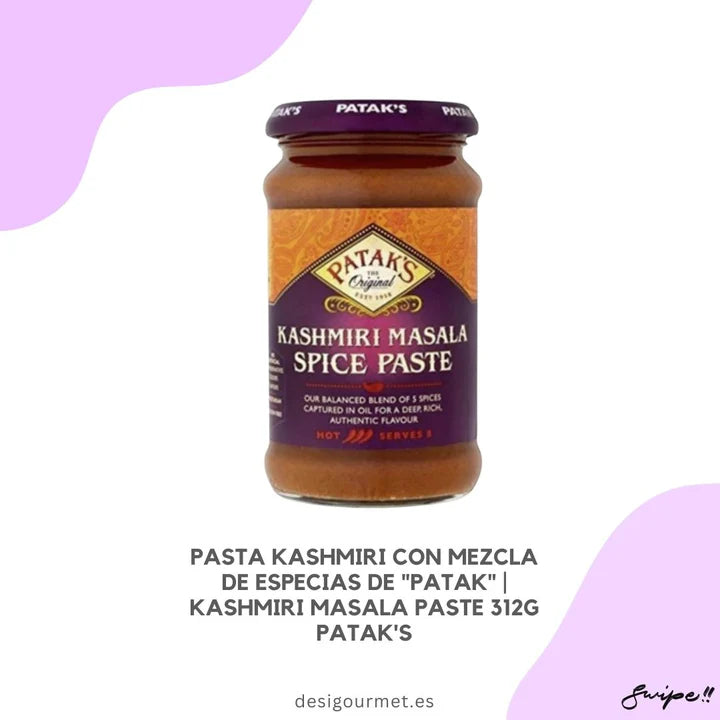 Kashmiri Paste with Patak's Spice Blend | Kashmiri Masala Paste 312g Patak's