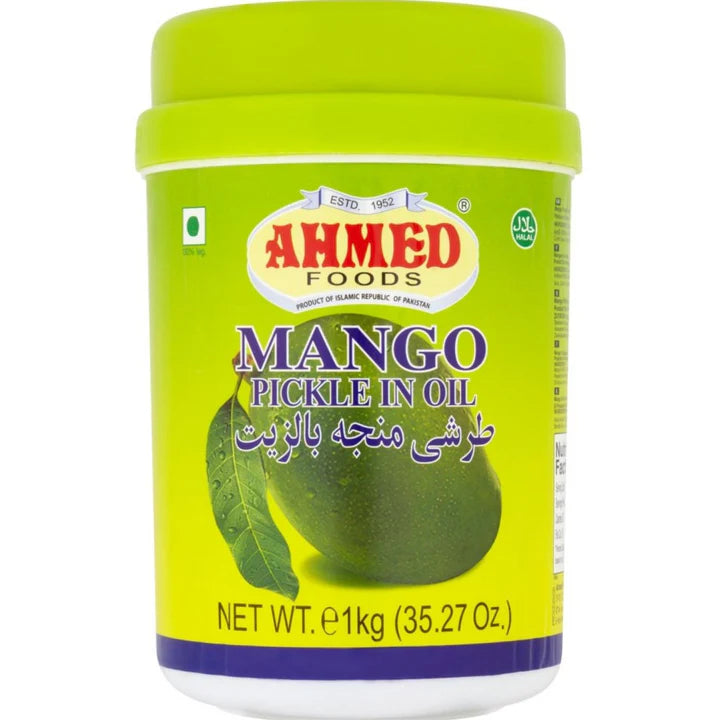 Green Mango Pickle (pickled) | Mango pickle 1kg "Ahmed"