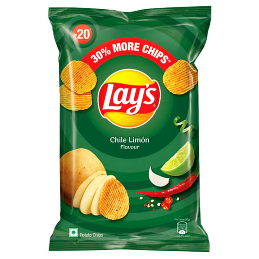 Lays Lemon & Chili Flavor Potato Chips, 52g