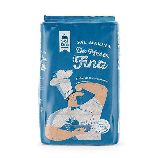 DIA sal marina de mesa fina paquete 1 Kg