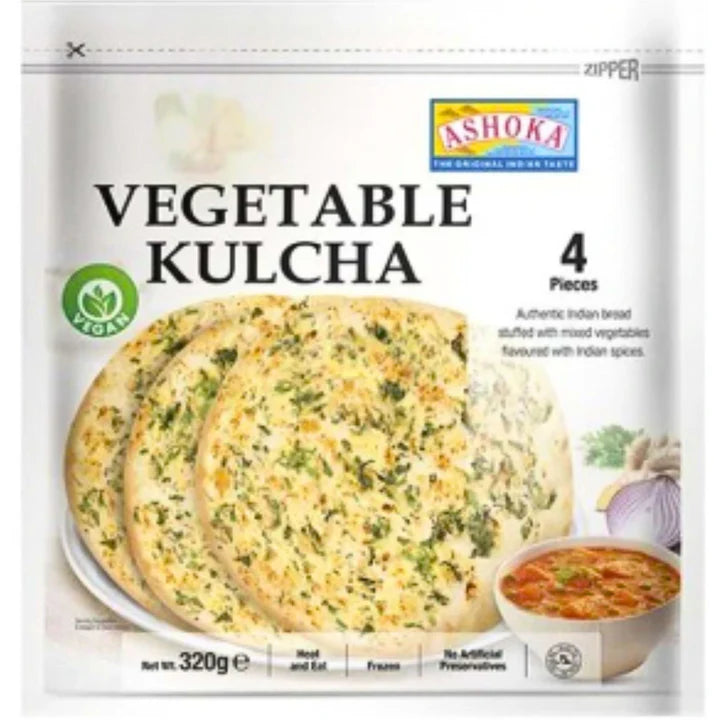 Vegetable Kulcha (Frozen) 320g/4 pcs. Ashoka