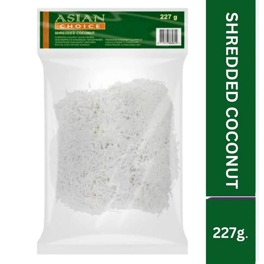 Coconut (grated) | Shredded Coconut (Nariyal) 227g Asian Choice