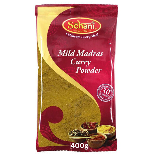 Mild Madras Curry | Madras Curry Powder Mild 400g Schani