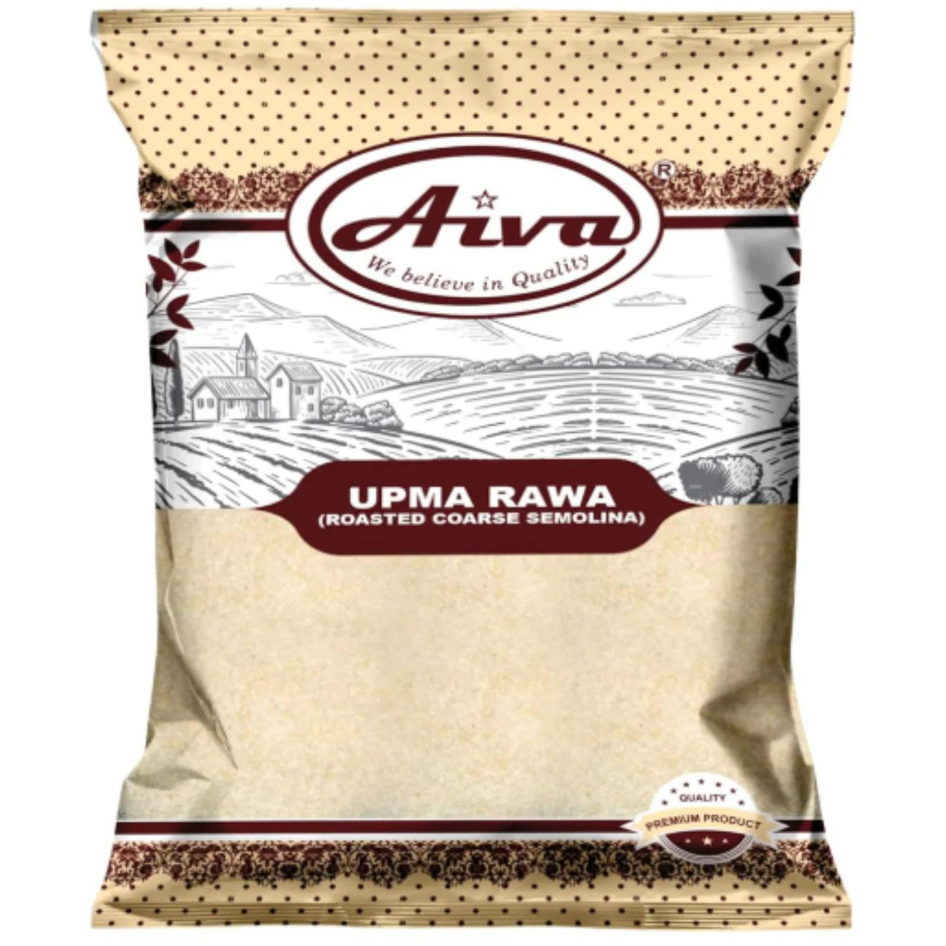 Wheat Semolina | Wheat Semolina | Upma Rawa (Rava) 1kg Aiva