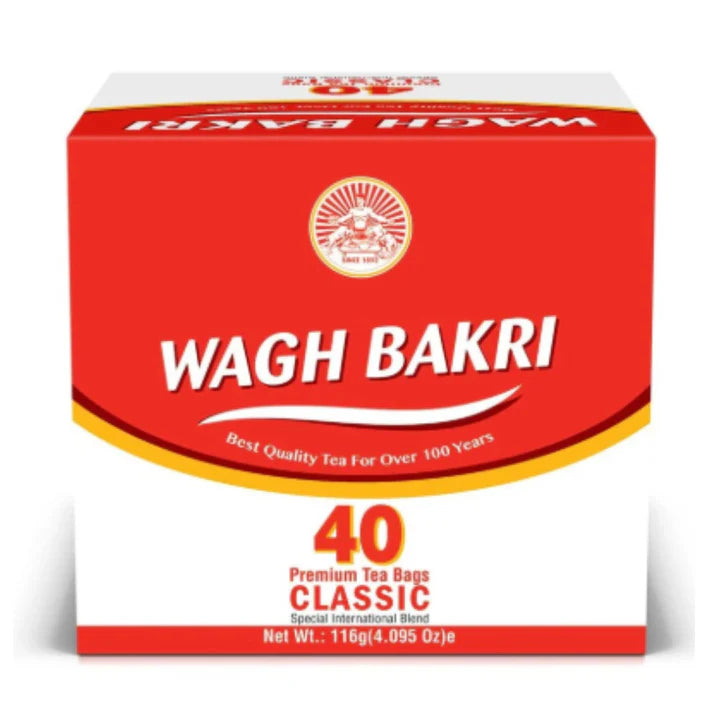 Classic teas in bags | Classic Tea bags 40bags/116g Wagh Bakri
