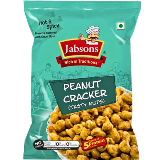 Peanuts Snacks | Nut Cracker (Namkeen Peanut Cracker) 140g Jabsons