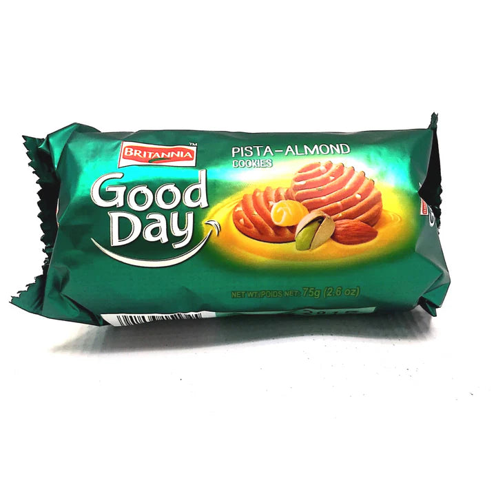 Pistachio and almond cookies | Good Day Pista Almond Cookies 75g Britannia