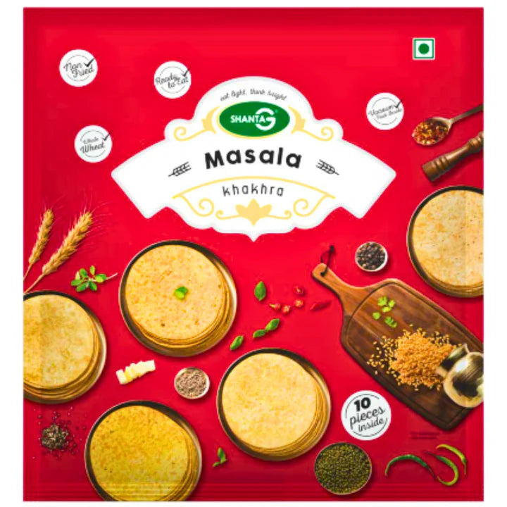 Spice Khakhra Snacks | Khakhra Masala 200g Shanta G