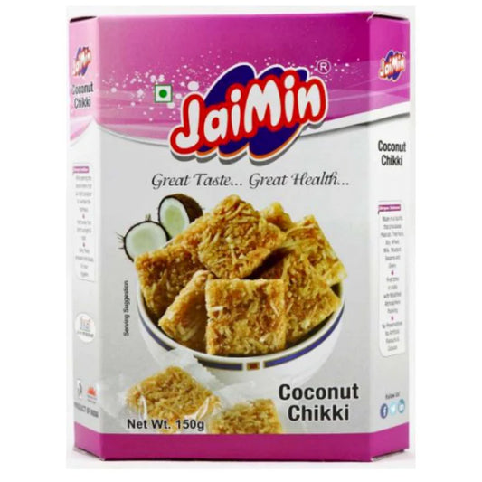 Coconut Nougat | Chikki Coconut 150g Jaimin