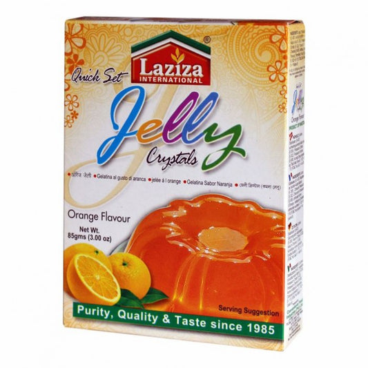 Laziza Jelly Crystals Orange 85Gr