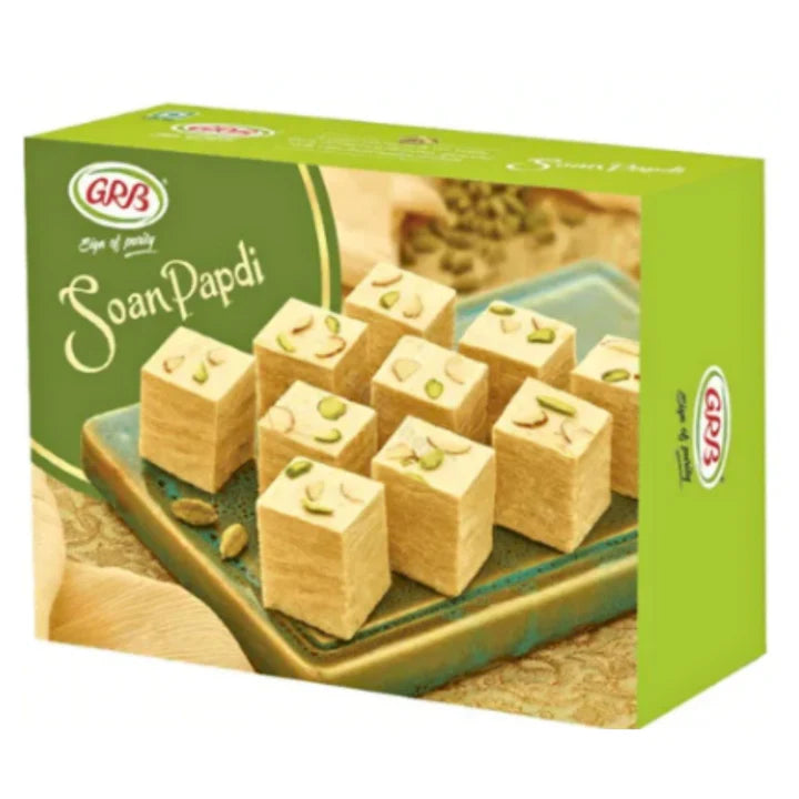 Traditional Cardamom “Soan Papdi” Sweet | Soan Papdi Elaichi 200g GRB