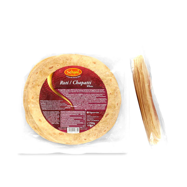 Indian tortilla bread | Chapati - Traditional Roti 15 pcs/750g Schani