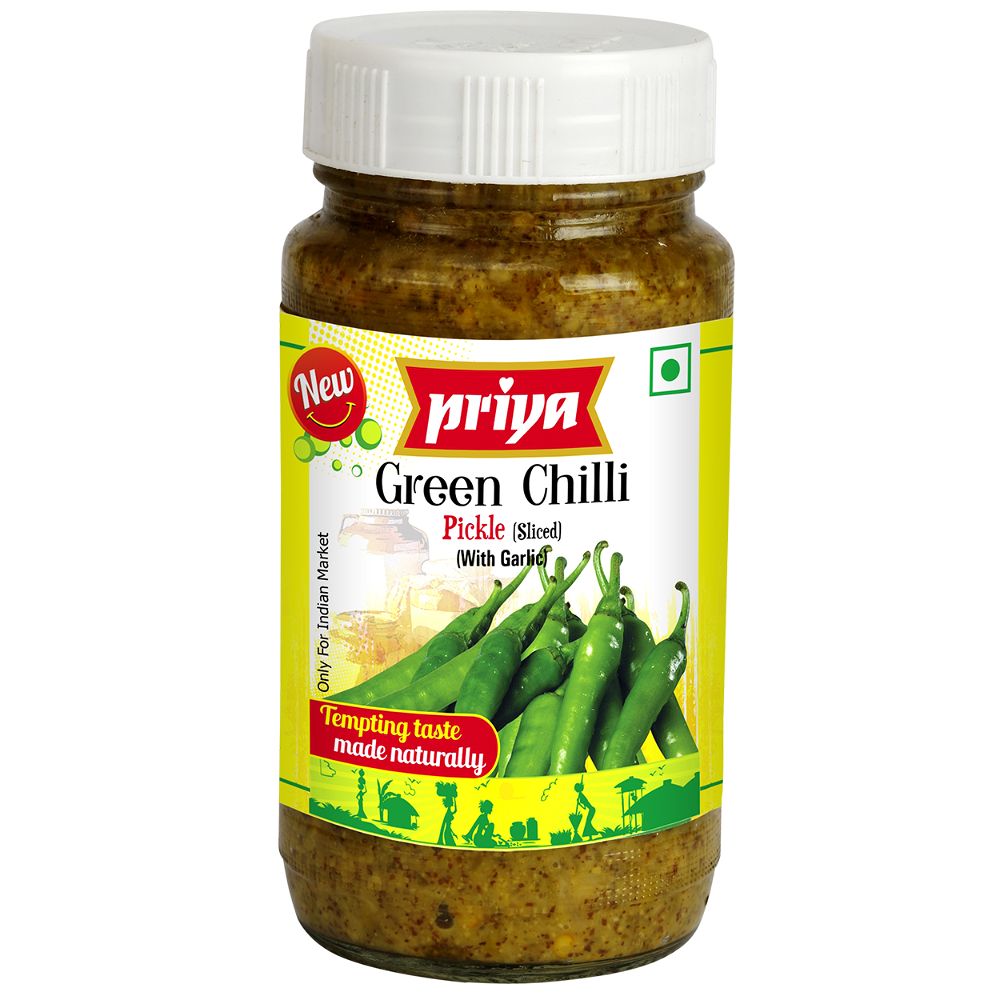 Priya Pickle Green Chilli 300g