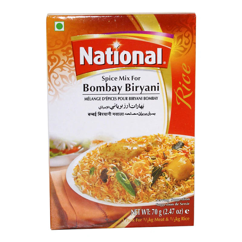 Spices for Bombay-Style Rice | Bombay Biryani Masala 110g National