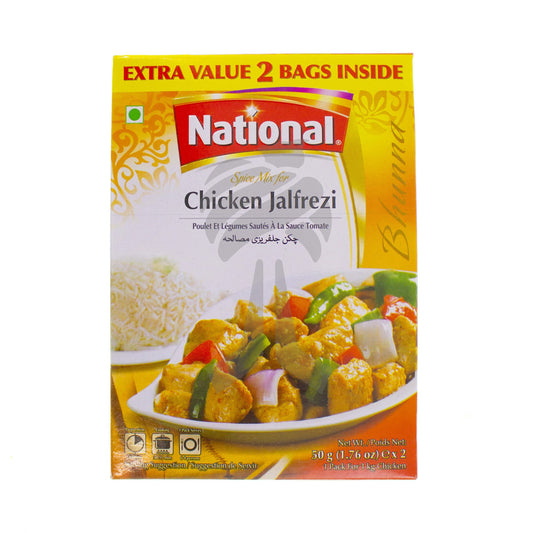 National Spice Mix for Chicken Jalfrezi 100g
