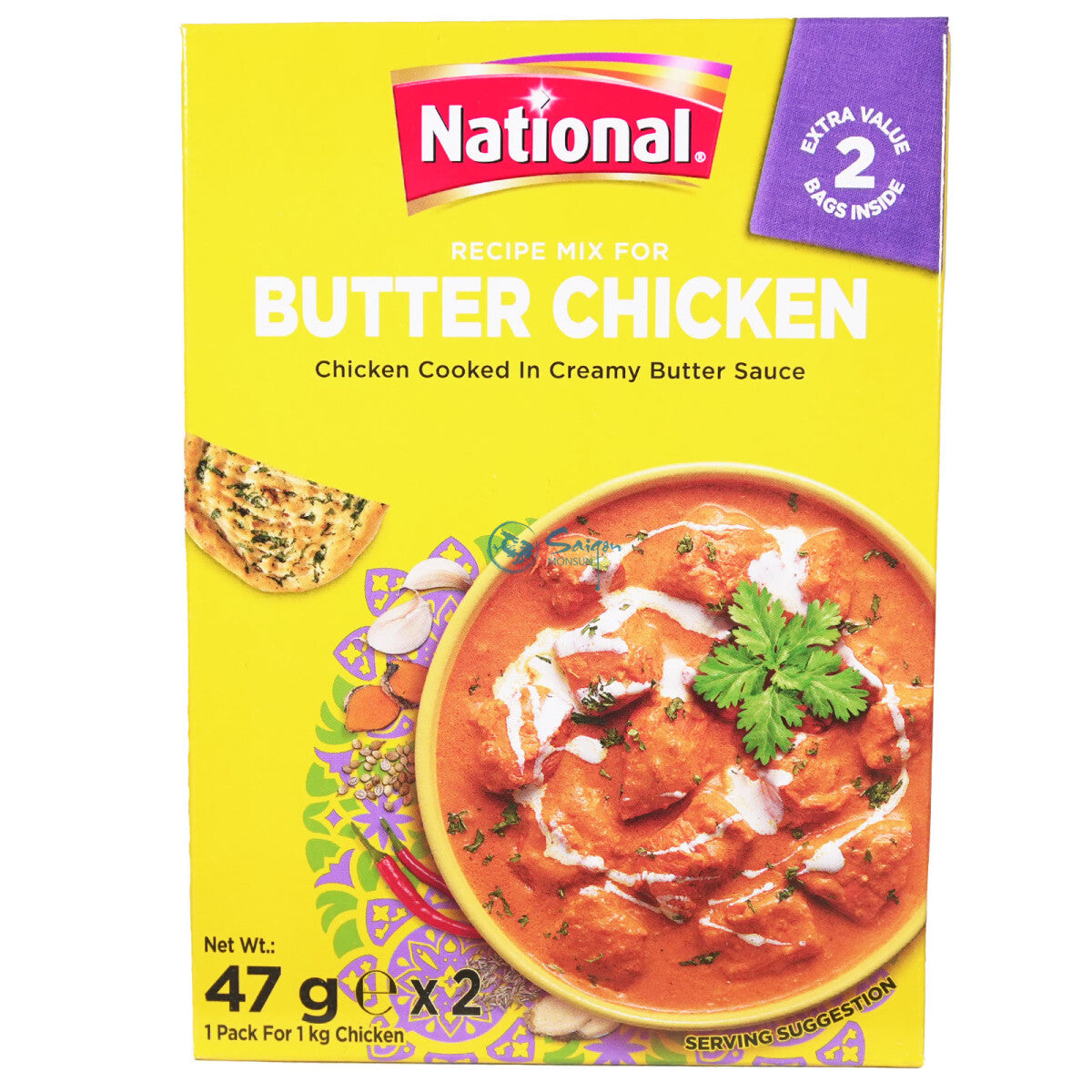 National Butter Chicken Spice 2 x 47g